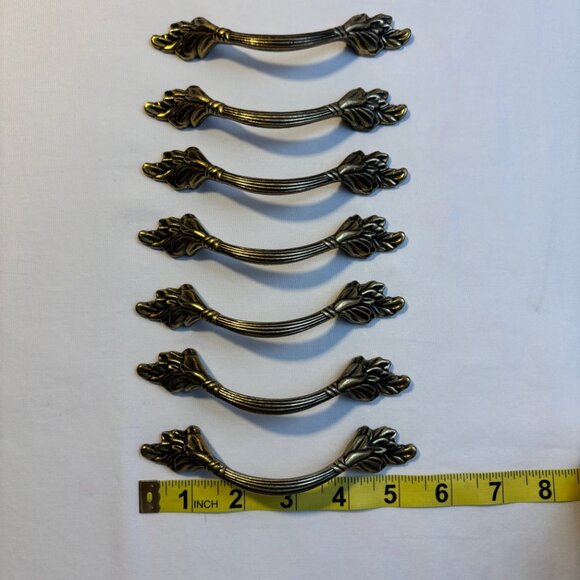 7 Amerock Brass Drawer Handles Pulls Arch 1331 - Picture 1 of 7